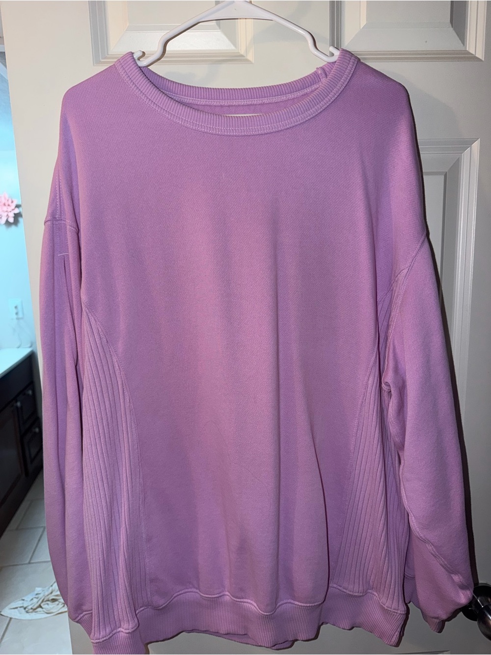 Aerie Lavender Crewneck Pullover Sweater